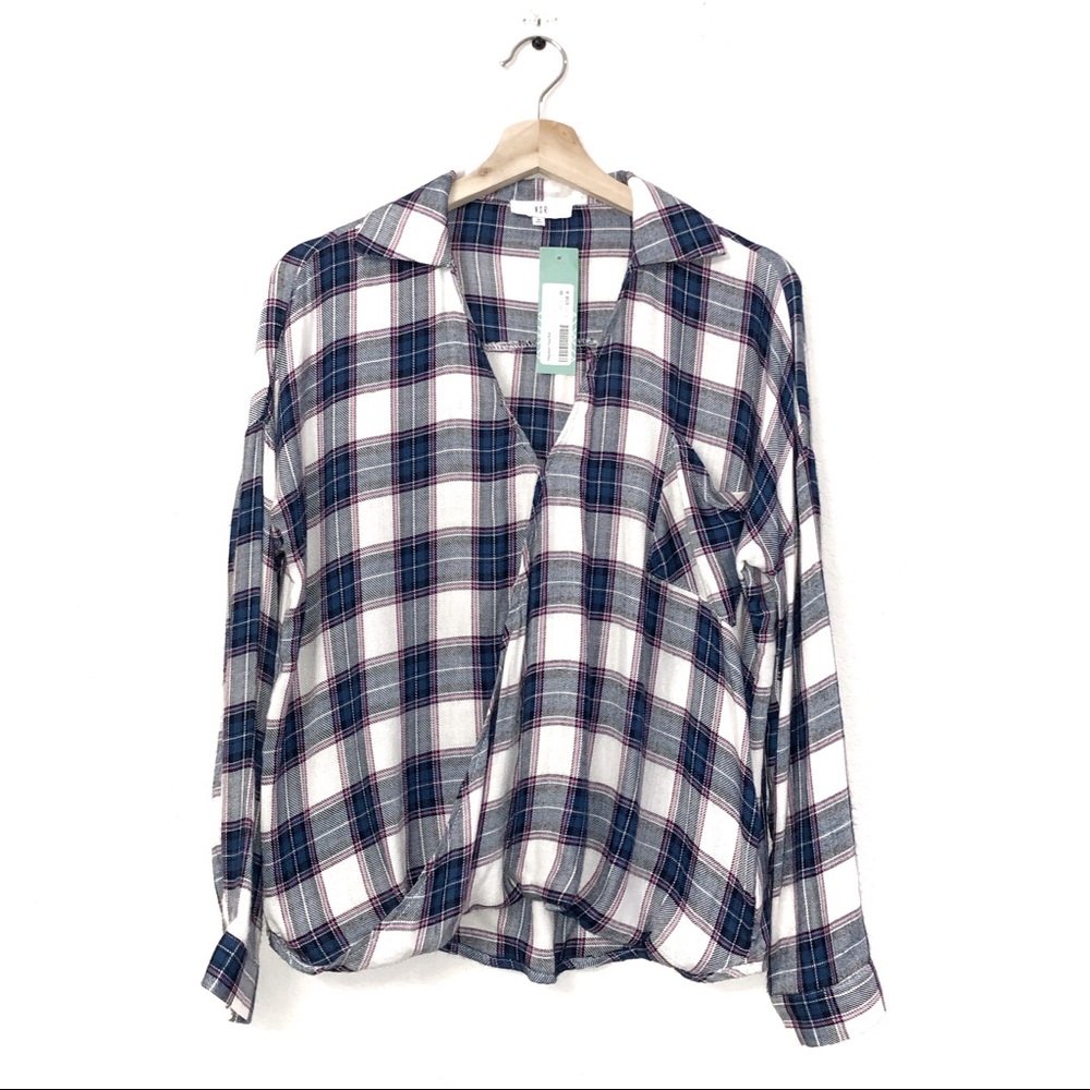 NWT Napean Sea Rd Stitch Fix Wrap Front Top